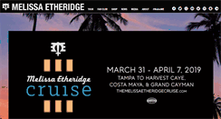 Desktop Screenshot of melissaetheridge.com